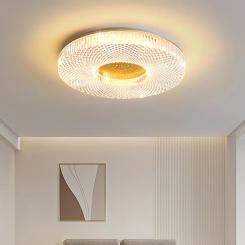 Circular French High-end Grass Ceiling Light Luxury Light For Bedroom Dining Room Study Copper Lustre Home Decor Lamps Fixture