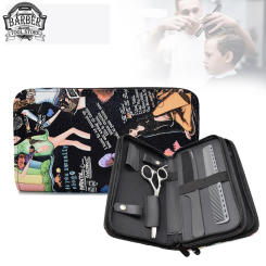 Salon Barber Scissors Comb Case  Professional Barber Portable Hairdressing Scissors Box Barbershop Tools Portable Bag