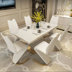 Coffee Kitchen Dining Tables Console Living Room Salon Luxury Dining Tables Reception Mesa De Cocina Y Sillas Home Furniture