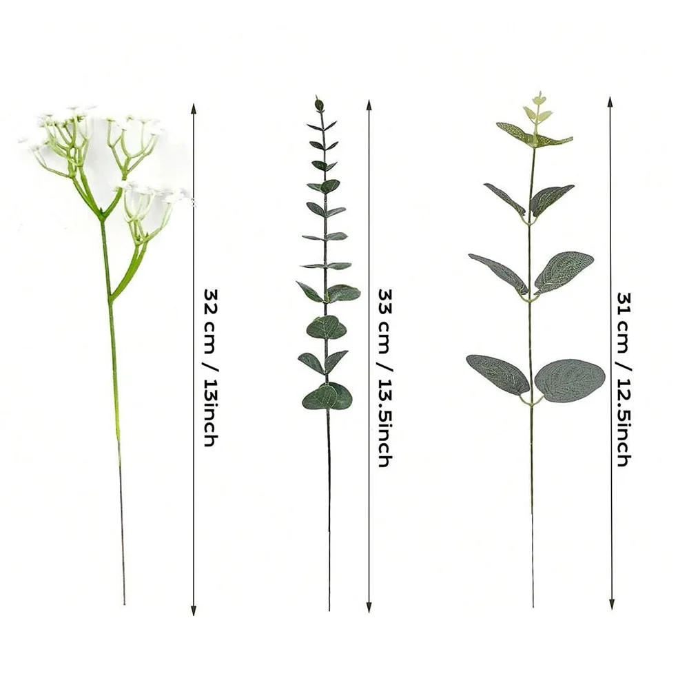 Description Picture 2 of item10/15pcs Artificial Flowers Baby Breath Flower Fake Gypsophila for Wedding Party Home Decoration Floral Bouquets DIY Accessories