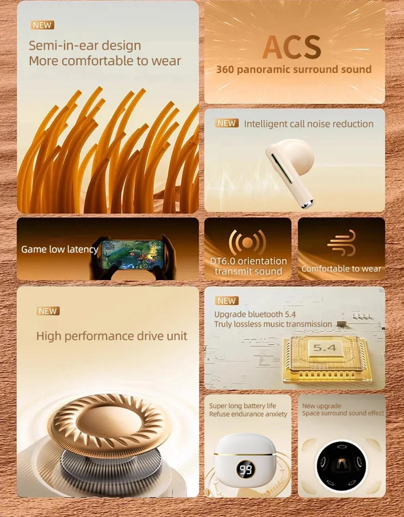 Description Picture 3 of itemTWS D331 Bluetooth Headphones Wireless Earphones 9D Stereo Sports Waterproof Earbuds Handfree Touch Control Earpuds With Mic