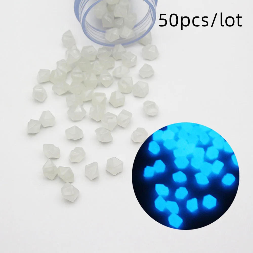 Description Picture 3 of itemStone Glow In Dark Luminous Decorative Pebbles Pebbles Outdoor Decoration Fish Garden Tank Aquarium Decoration