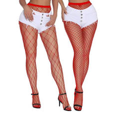 2Piece Erotic Pantyhose for Women Costumes Mid with Big Fishnet Stockings Plus Size Tights High Waist Hosiery Dropshipping