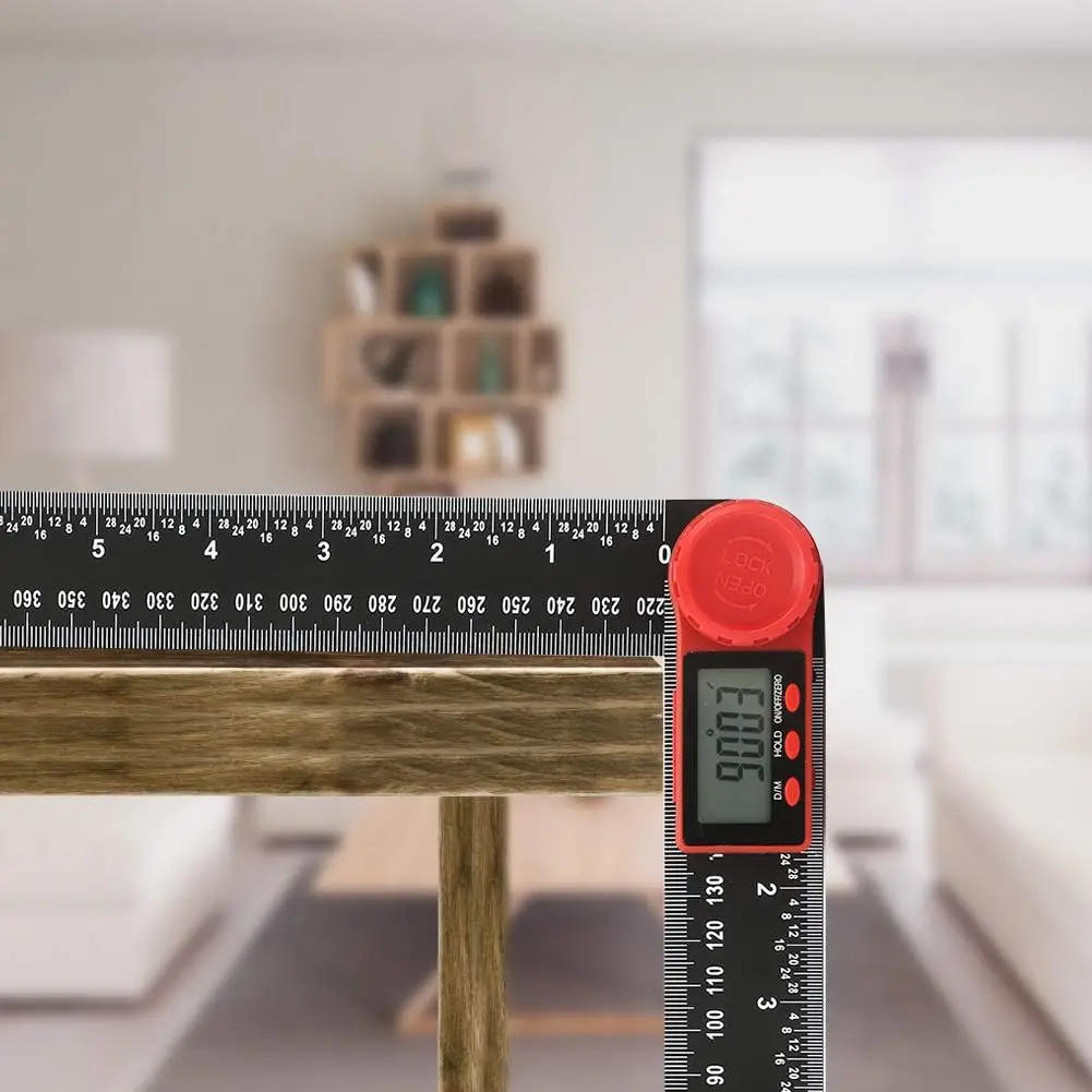 Description Picture 4 of itemProtractors Digital Display Angle Level Ruler Goniometer Angle Finder Inclinometer75 90 Degree Measuring Gauging Carpenter Tools