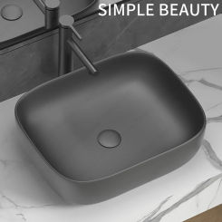 Ceramic Porcelain Table Sink Countertop Wash Basin Bathroom Vessel Sink Lavatory Above Counter Vanity Sink Balcony Table Basin