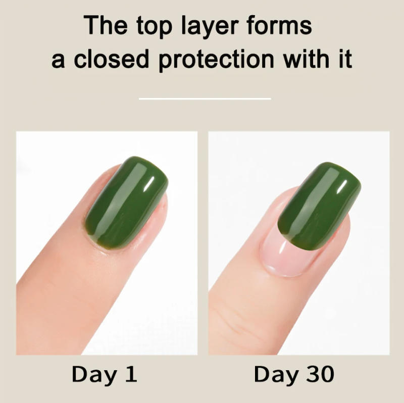 Description Picture 3 of itemKODI JYJ 12ml Hema Free Nail Base Coat Semi-permanent Base Rubber Nails and Super Bright No Wipe Top Gel Polish Manicure Gellac