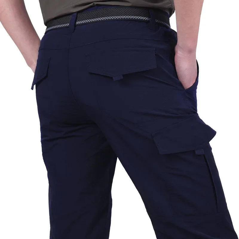 Description Picture 4 of itemSummer Casual Lightweight Army Military Long Trousers Male Waterproof Quick Dry Cargo Camping Overalls Tactical Pants Breathable