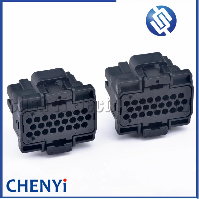 Description Picture 5 of item16 Pin Automotive waterproof connector Urea pump Computer board plug With  pins and back cover 4-1437287-5 4-1437287-6