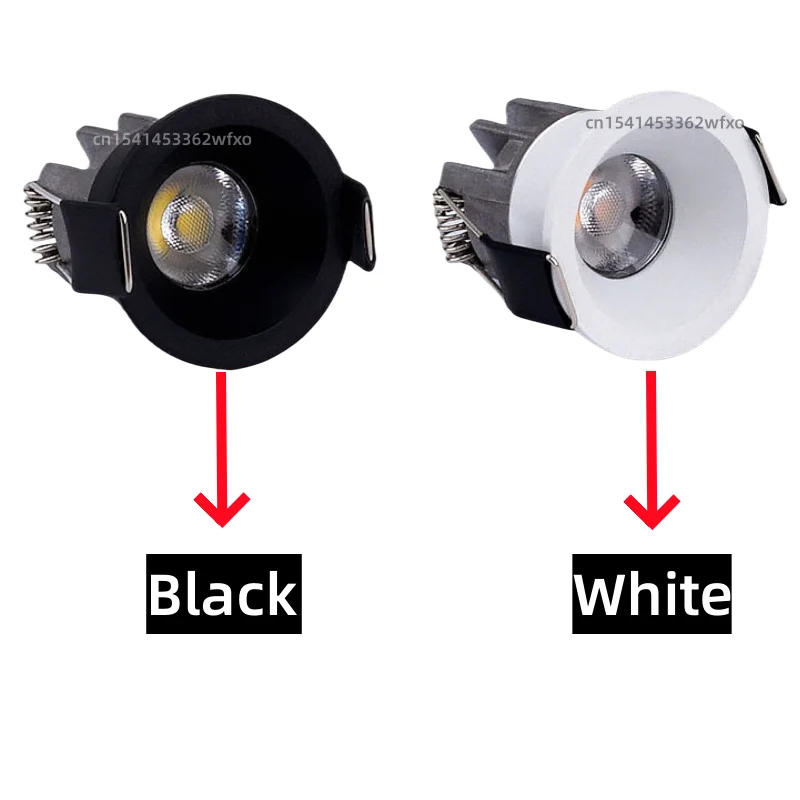 Description Picture 3 of itemDimmable mini LED downlight 3W5W7W10W anti-glare ceiling light Spot light COB recessed bulb in bedroom kitchen wine cabinet