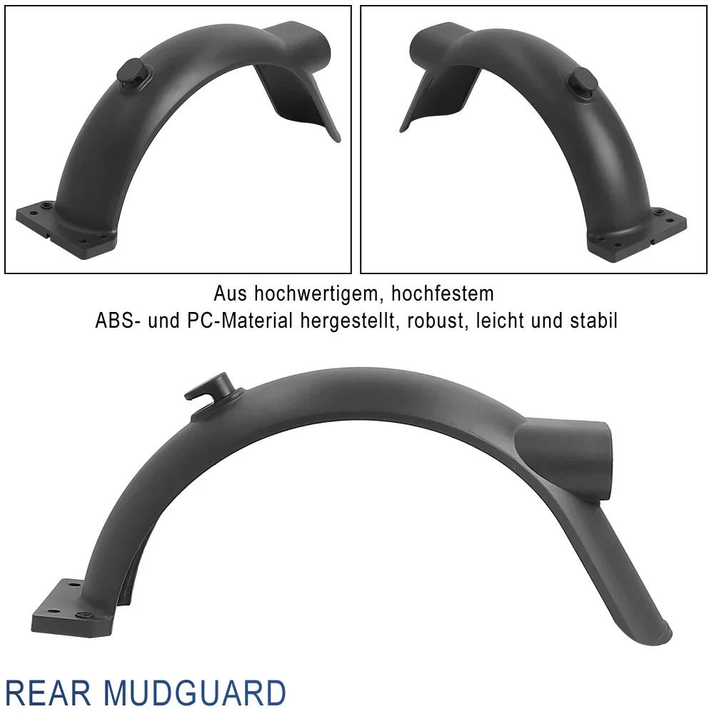 Description Picture 5 of item4Lite Rear Fender for Iconic Brand Electric Scooter 4 Lite Rear Mudguard Tire Splash Guard with Hook Lock Back Wing Brake Tail Light