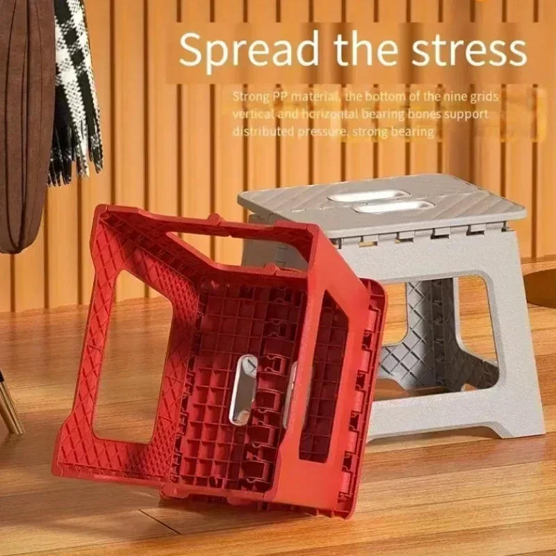 Description Picture 6 of itemNew Adult Juvenile Portable Folding Stool Thickened Plastic Saddle Chair for Outdoor Activities and Fishing Gift Party Offers.