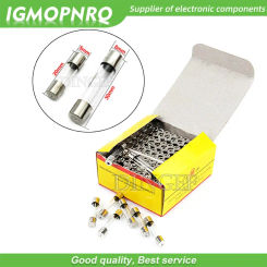 100PCS 5*20mm 6*30mm Fast Blow Glass Tube Fuses 5x20mm 6x30mm 250V 0.5A 1A 2A 3A 4A 5A 6A 8A 10A 15A 20A 25A 30A 0.75A AMP Fuse