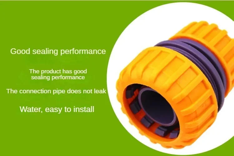 Description Picture 6 of item1pcs Garden Hose Connector Pipe Coupler Stop Water Connector 12mm 19mm  Hose bore Repair Joint Irrigation