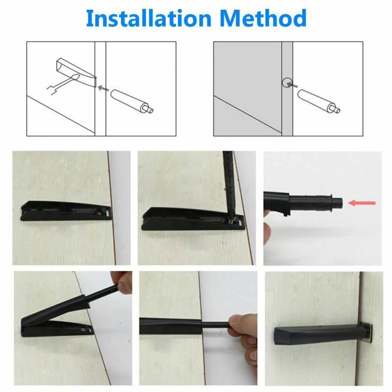 Description Picture 5 of itemPush To Open Door Catch Cupboard Drawer Handle-free Wardrobe ABS Cabinet Magnetic Catch Brand New High Quality