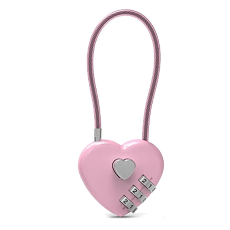 Description Picture 6 of itemSolid Wish-Lock Heart Padlock for Lovers Wedding Padlock Long Wire Rope-Lock Anniversary Valentines Day Gift