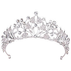 Wedding Bridal Tiara Rhinestone Exquisite Alloy Hair Accessory Hair for Party Banquet Wedding Feast