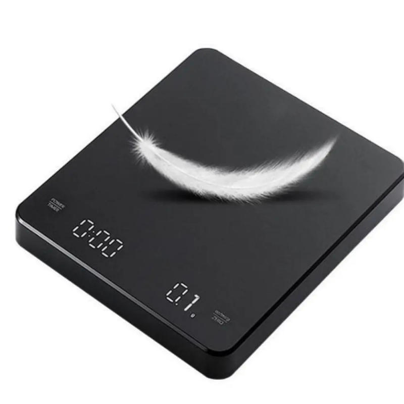 Description Picture 2 of itemIntelligent Hand Brewed Coffee Electronic Scale Timing Kitchen Scale Black Household Food Baking Scale