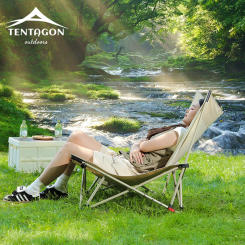 Adjustable Folding Moon Chairs Outdoor Ultralight Aluminum Alloy Fishing Picnic BBQ Chairs for Portable Beach Camping Chairs