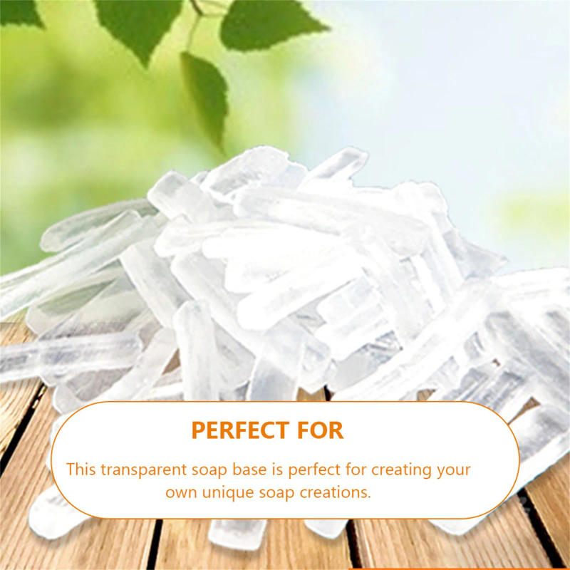 Description Picture 5 of item250G Bag Clear Glycerin Soap Base Organic Soap Making Diy Handmade Vegan Soap Melt Pour Soap Base Household Soap Production Tool
