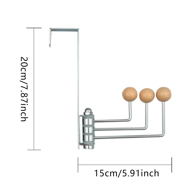 Description Picture 3 of itemEntrance Hall Furniture Wall Hanger Iron Hook Ins Retro Decoration Bathroom Bedroom Door Back Hook Creative Cream