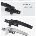 Window handle accessories flat open outward push plastic steel window handle 50 type aluminum alloy window latch door and window