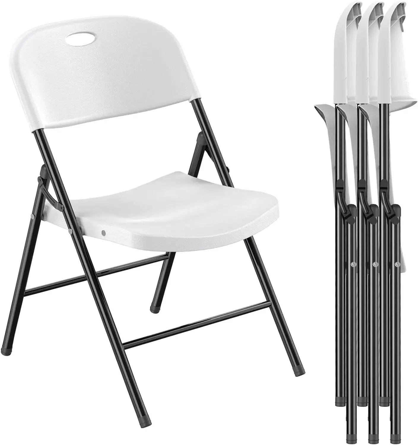 Description Picture 2 of itemLimit Heavy Duty Plastic Folding Chair with Reinforced Steel Frame for Indoor and Outdoor, Wedding, Party, Restaurant