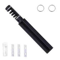 Leather Strip Cutter Tool For Leather Strap Cutter Handmade Leathercraft Knife With 3 Blades DIY Leather Cutting Tool New