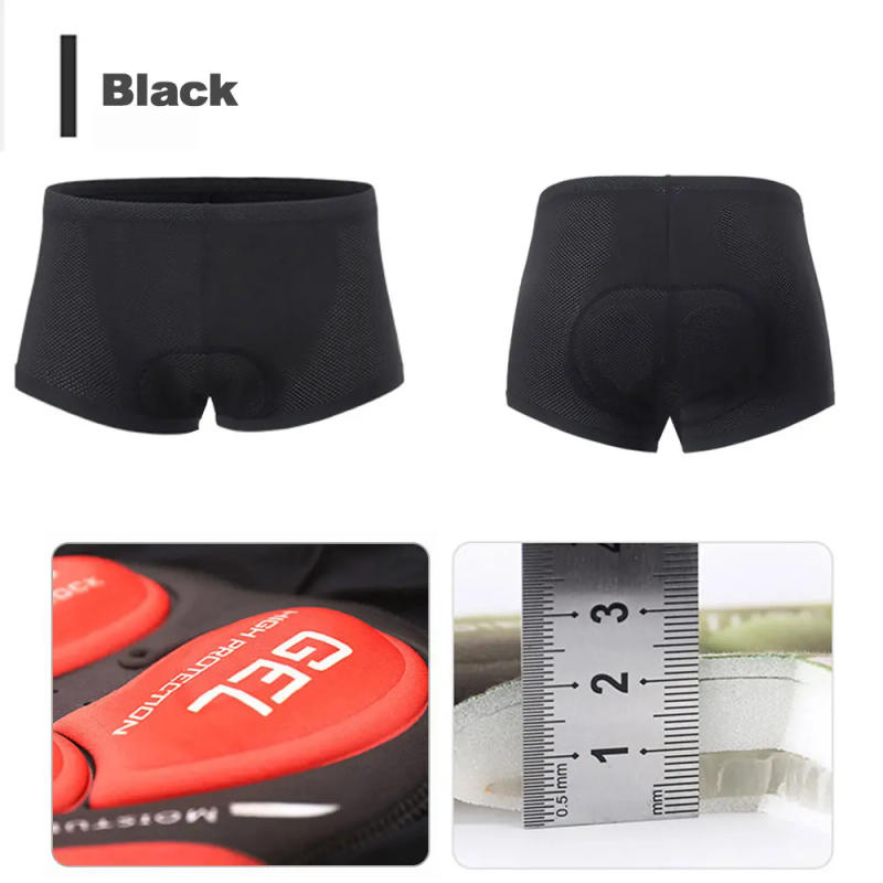Description Picture 6 of itemNEWBOLER Breathable Cycling Underwear Cycling Shorts  5D Gel Pad Shockproof Bicycle Underpant MTB Road Bike Underwear Man Shorts