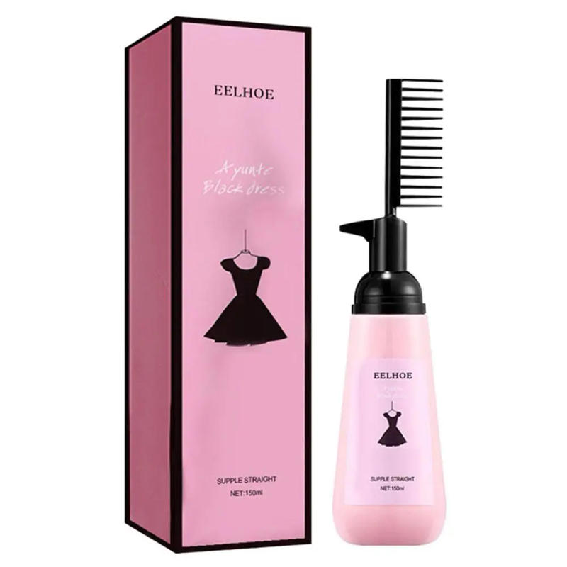 Description Picture 5 of itemHair Straightening Cream For Curly Hair Repairs Damage Straight Cream Professional Keratin Protein Straightening Hair Treat S5t4