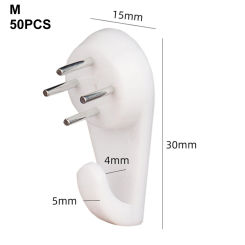Picture Hooks No Trace Non-mark Small Hole Hanging Picture Oil Painting Mirror Clock Hook Frame Hanger Hard Wood Furniture Solid