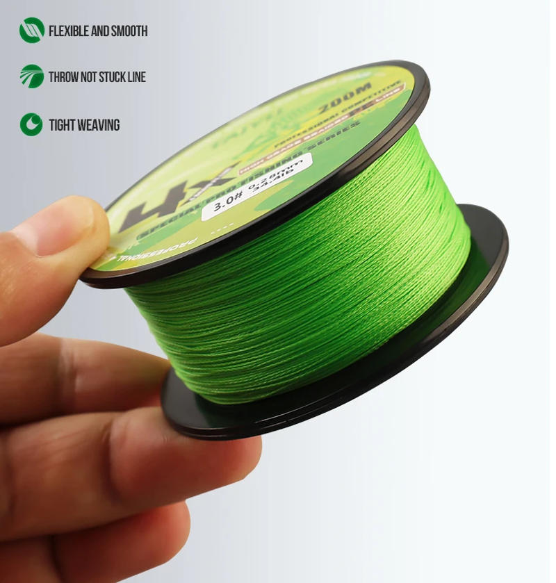 Description Picture 6 of itemTAIYU 4 Strands 100M PE Braided Fishing Line 19LB-70LB Japan Durable Multifilament Fishing Line Super Smooth Carp Fishing Line