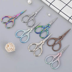 Stainless Steel Gradient Scissors Sewing Fabric Cutter Embroidery Scissors Tailor Scissor Thread Scissor Tools For Sewing Shears