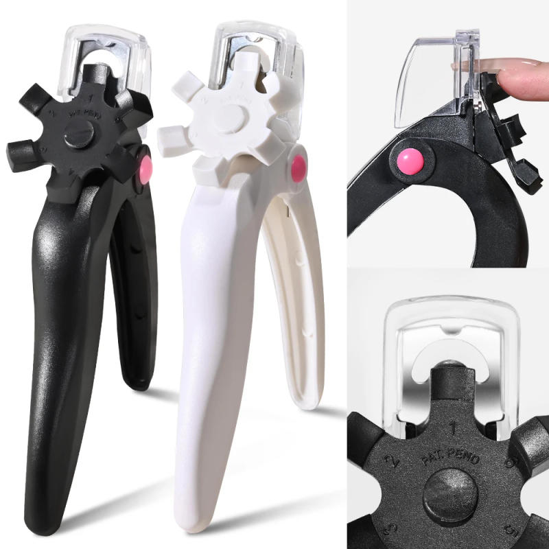 Description Picture 2 of itemNail Clipper for Acrylic Nails U Word False Tips Edge Cutter Trimmer Triple Cut with Measure Dial Manicure Scissors Tools Tools