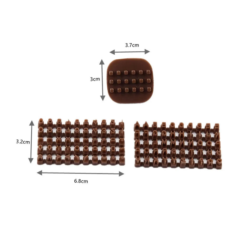 Description Picture 4 of itemMini Alphanumeric Stamping Set Polymer Clay Soft Pottery DIY French Earrings Cutting Dies Earring Jewelry Pendant Making Molds