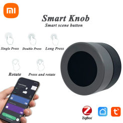 Xiaomi Tuya ZigBee Smart Knob Wireless Scene Switch Button Controller Battery Powered Automation Scenario Devices Smart Home