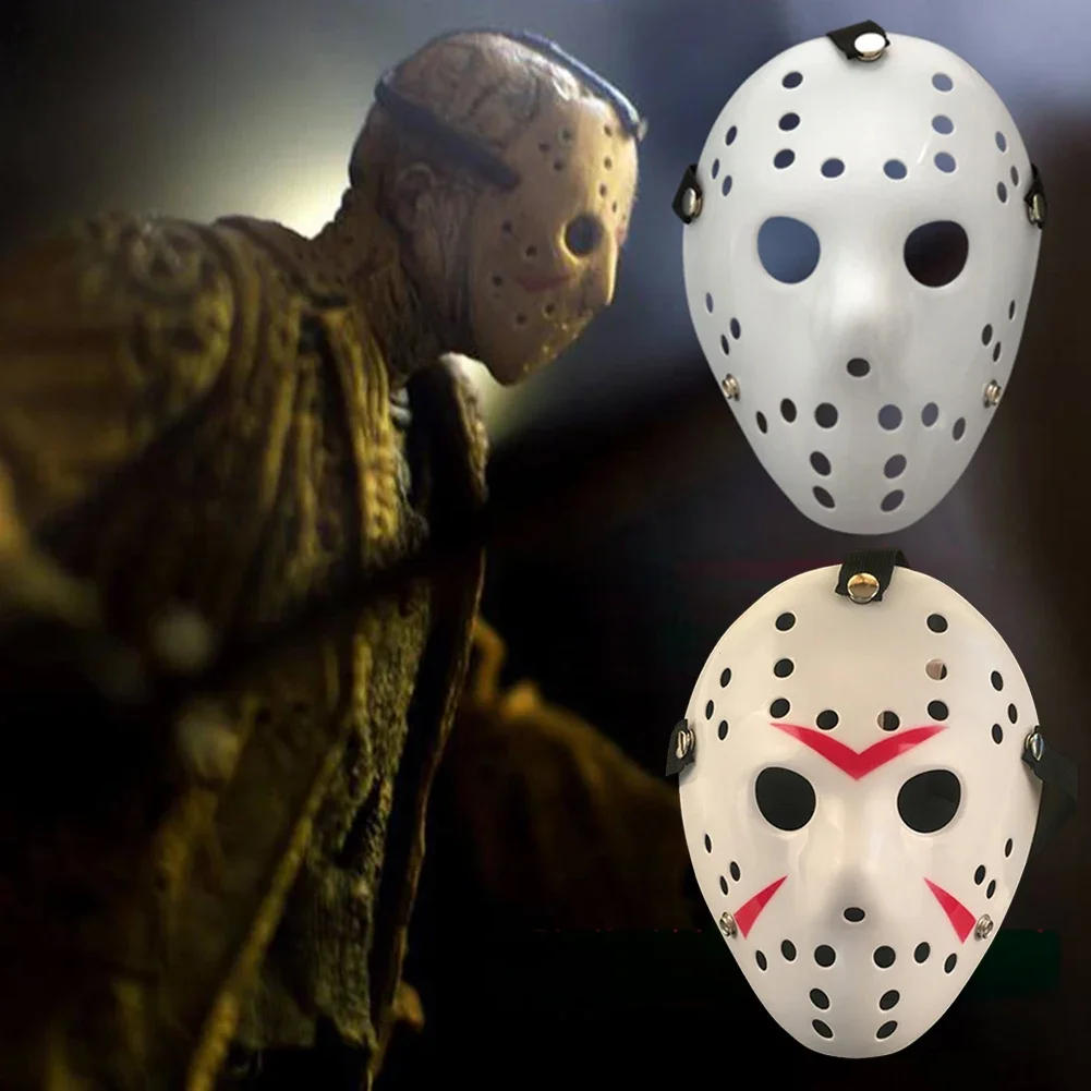 Description Picture 4 of itemHalloween Horror Jason Mask Hockey Cosplay Killer Hallowmas Scary Party Decor Mask Christmas Masquerade Masque V for Vendetta