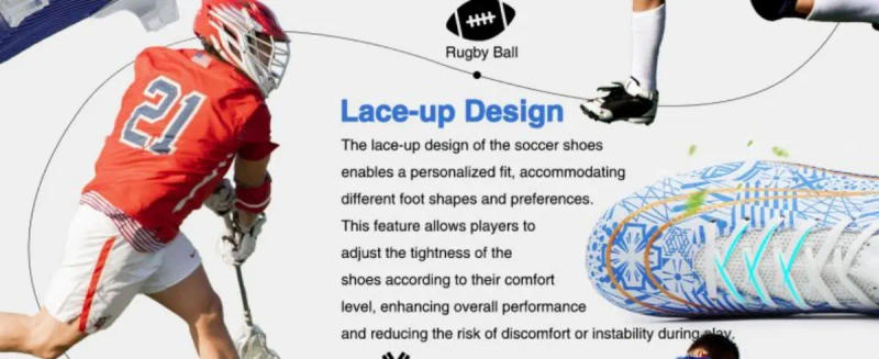 Description Picture 4 of itemProfessional Men Football Boots Training Soccer Cleats Kids Boys Footb all Shoes UnisexSneaker Wholesale Outdoor Ultralight
