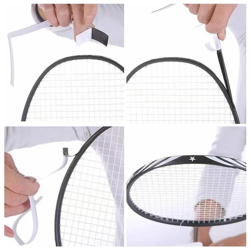Description Picture 6 of itemBadminton Racket Protection Stickers Full Cover Border Anti-Collision Strip Rackets Protective Wear-Resistant Bat Frame Sticker