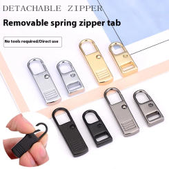 Zipper Slider Puller Instant Zipper Repair Kit Replacement For Broken Buckle Travel Bag Suitcase Zipper Head DIY Sewing Craft
