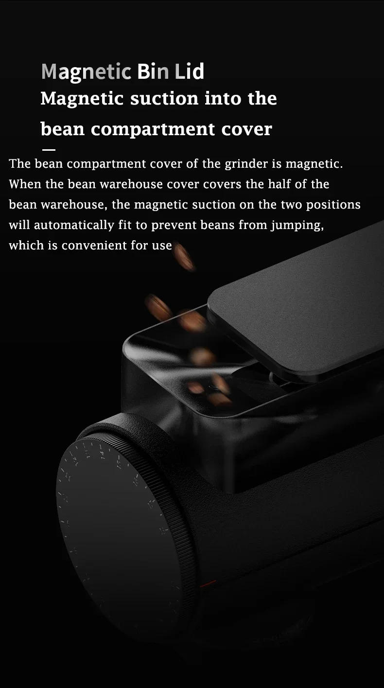 Description Picture 4 of item2024 Timemore 064S Electric Coffee Grinder 220V Fully Automatic Speed Adjustment Espresso Mill Household Coffee Grinding Machine