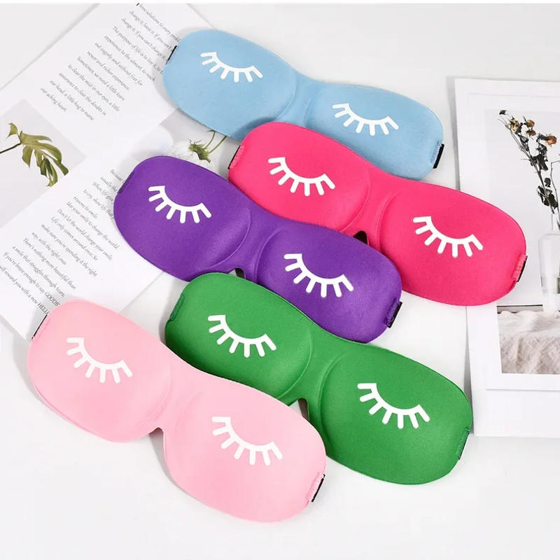 Description Picture 2 of item3D Sleep Mask Beauty Eyelash Sleeping Eye Mask Eyeshade Sleep Aid Travel Outdoor Home Eyes Rest Relax Eyecover Health Care