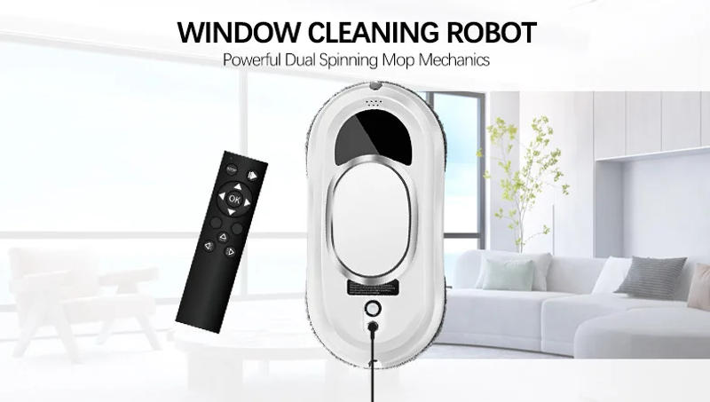 Description Picture 3 of itemIntelligent Window Cleaning Robot Vacuum Cleaner Robot Window Cleaner Electric Glass Limpiacristales Remote Control for Home