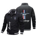 2023 New Trendy Hot Sale Ford Mustang Logo Men's Jacket Fashion Brand Jacket High Quality Oversized Moto Racing Breathable Tops