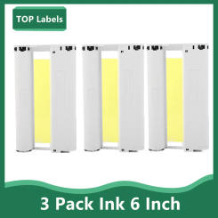 4x6 4R 148x100mm for Iconic Brand Selphy Color Ink CP1200 CP1300 CP910 CP900 CP1500 Ink Cartridge KP 108IN KP-36IN RP-108