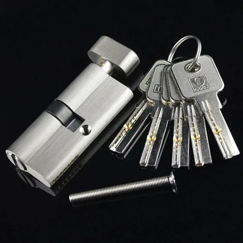 Description Picture 5 of itemFamily anti-theft door cylinder door, lock core door lock, zinc alloy copper alloy 60mm 70mm 80mm 90mm Lock cylinder 3keys 5keys
