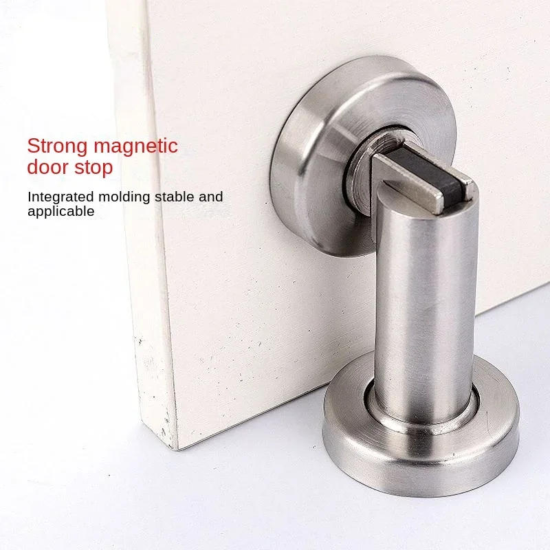 Description Picture 4 of itemDoor Stopper Magnetic Holder Stainless Steel Stainless  Magnetic Non-Punch Promotion Home Wall Wholesale Floor Absorb Sucktion