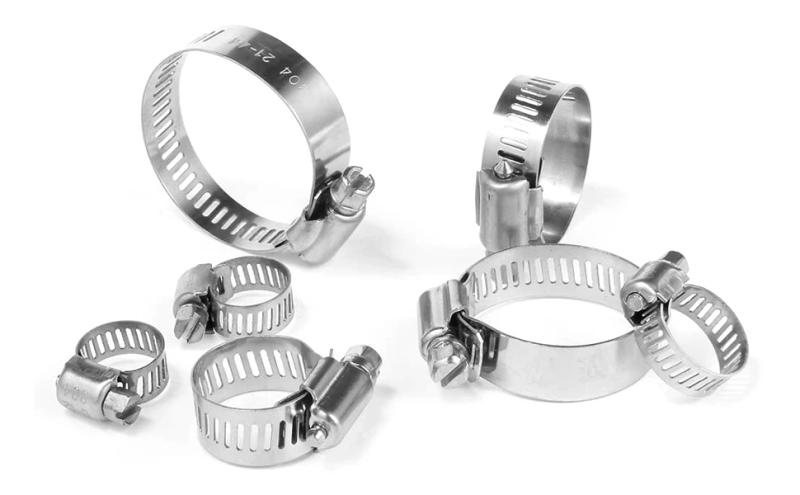 Description Picture 6 of item8mm ~ 120mm Stainless Steel Drive Hose Clamps Adjustable Water Pipe Tri Gear Worm Fuel Tube  Spring Cramps Fixed Clip