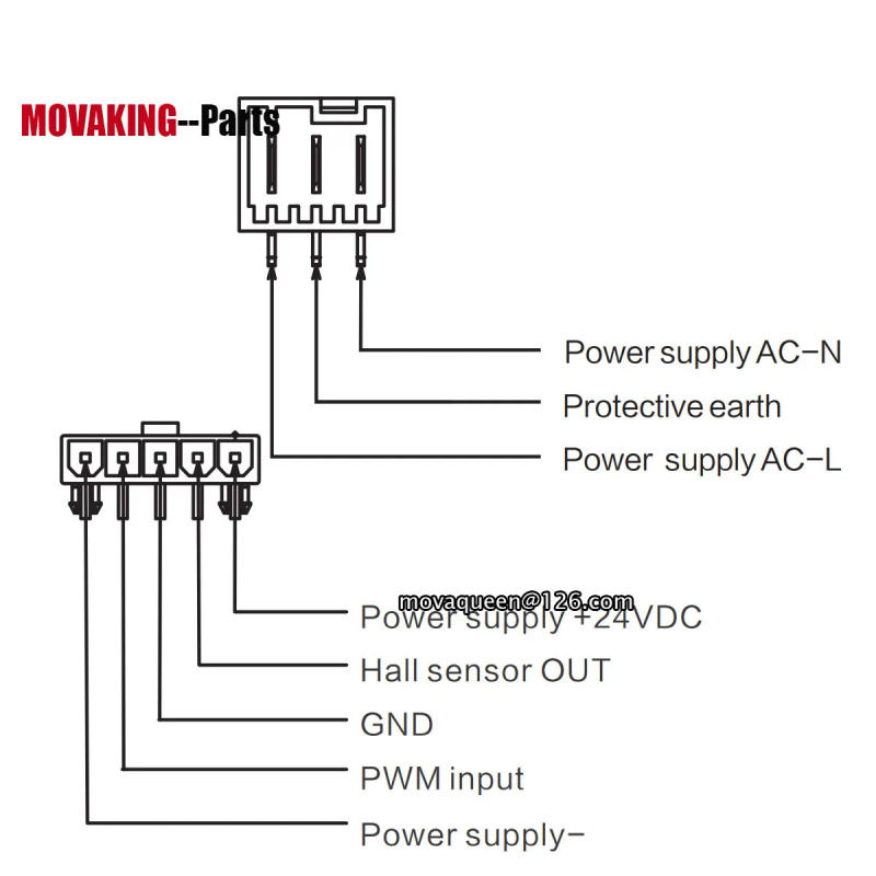 Description Picture 6 of itemGas-Premix Heating System Condensing Gas Boilers Buner Stove Accessories D-RG138 220V 350W Blower Fan Motor