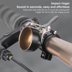 Retro Bike Handlebar Bell Bicycle Copper Ring Mountain Road Bike Ring Horn Clear Loud Sound Bells Cycling Safe Warning Alarm