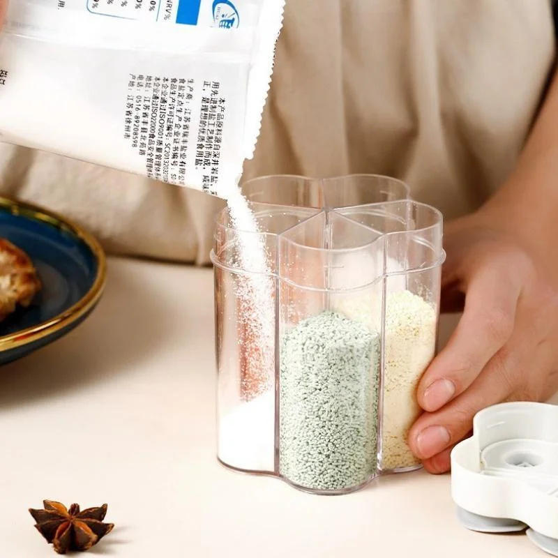 Description Picture 6 of itemSpice Shakers Jar Plastic Container Seasoning Bottle Organizer Outdoor Camping Kitchen Set Tools Home Gadgets Accesorios